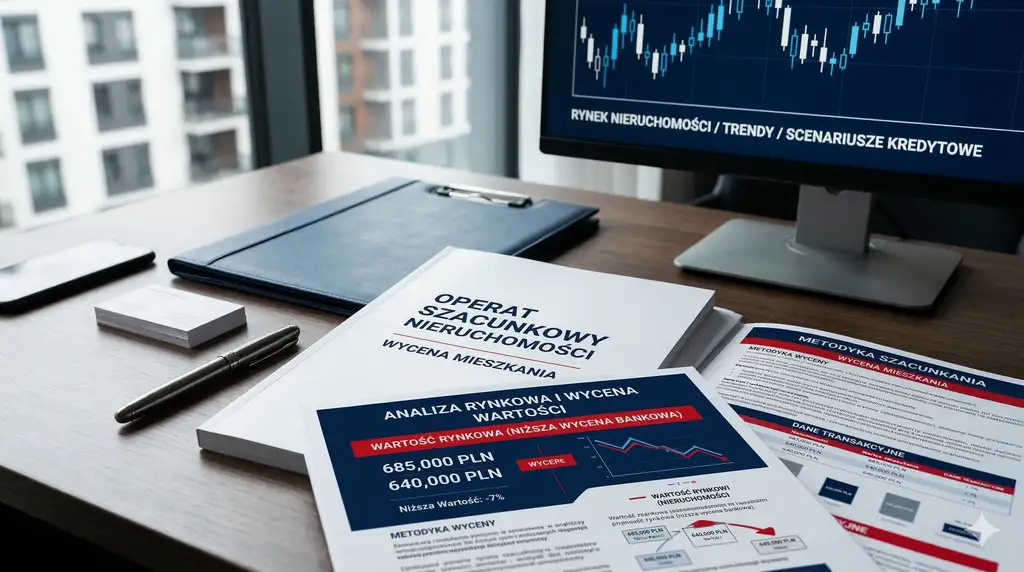 Operat szacunkowy i wycena nieruchomości - kiedy bank przyjmuje niższą wartość mieszkania i co możesz wtedy zrobić?