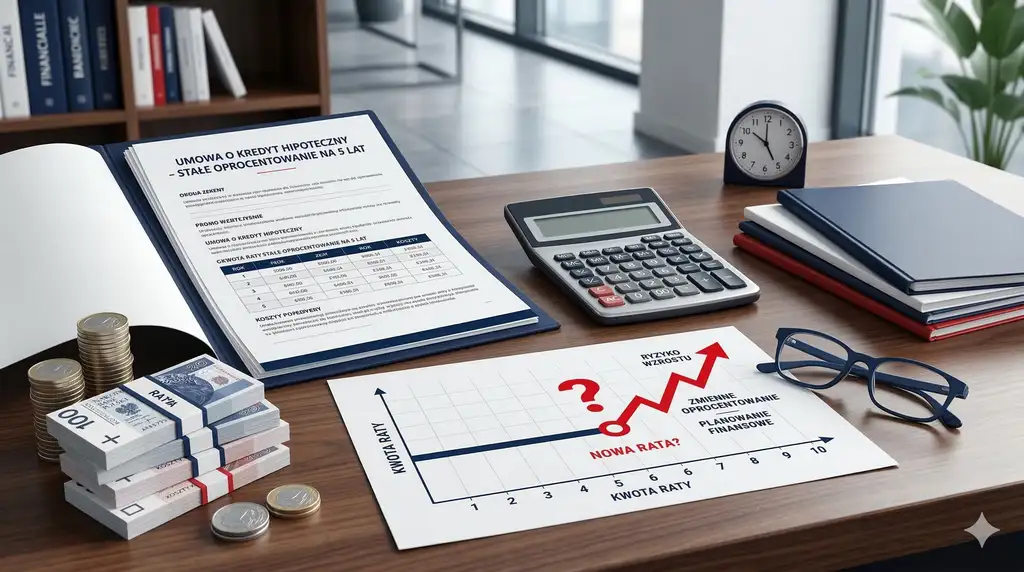 Stałe oprocentowanie na 5 lat - co po tym okresie i jak nie zaskoczyć się nową ratą?
